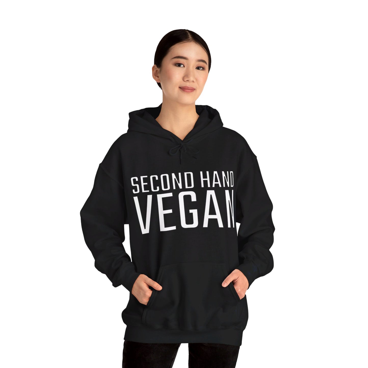 Second Hand Vegan Hooded Sweatshirt