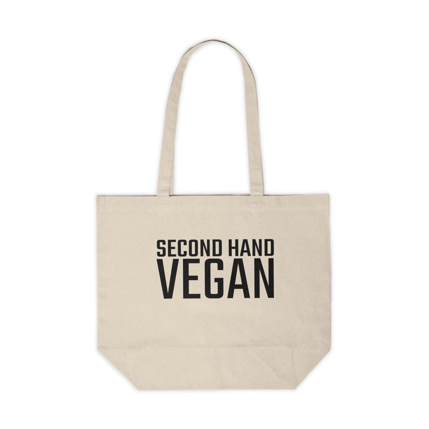 Second Hand Vegan Canvas Shopping Tote