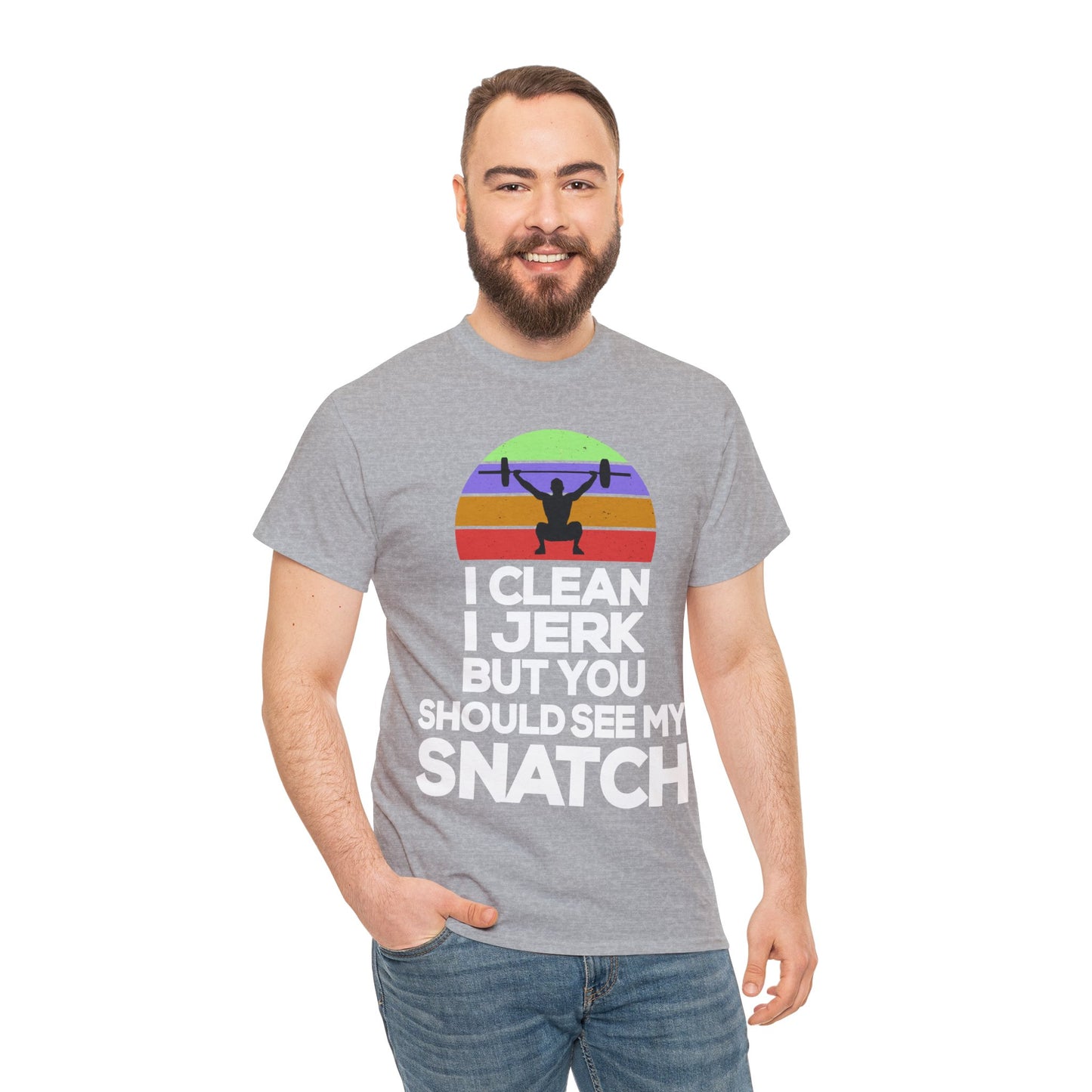 Clean, Jerk, Snatch Men's Tee