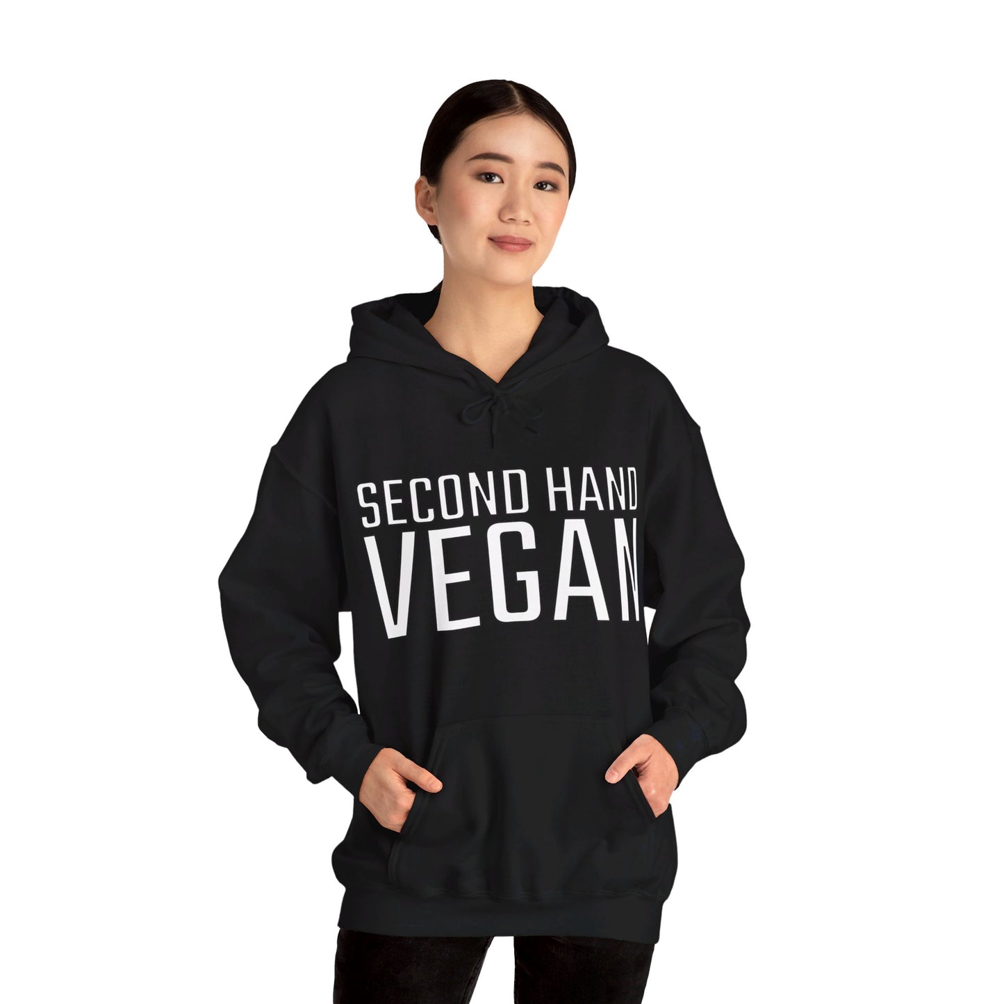 Second Hand Vegan Hooded Sweatshirt