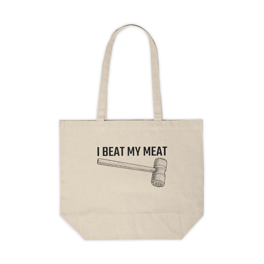 I Beat My Meat Shopping Tote