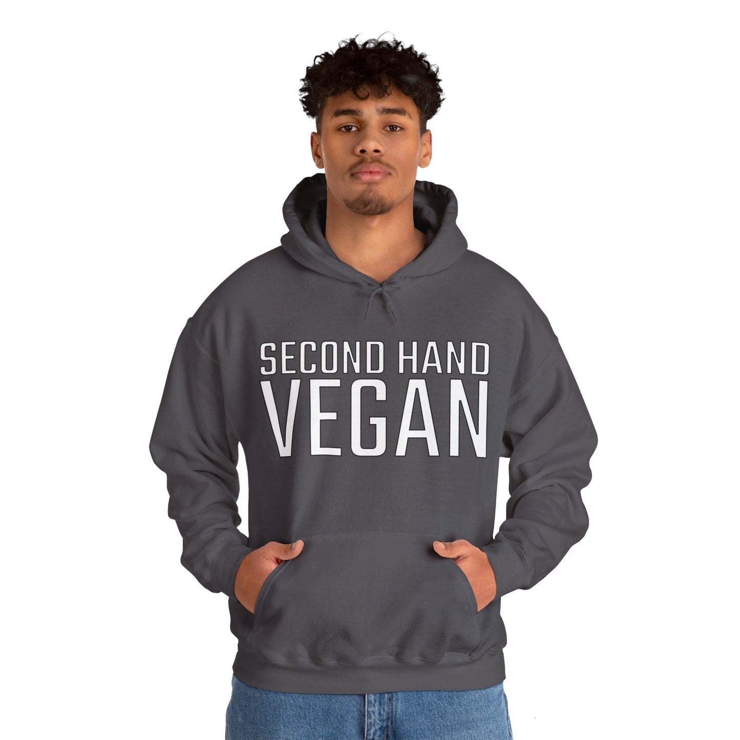 Second Hand Vegan Hooded Sweatshirt