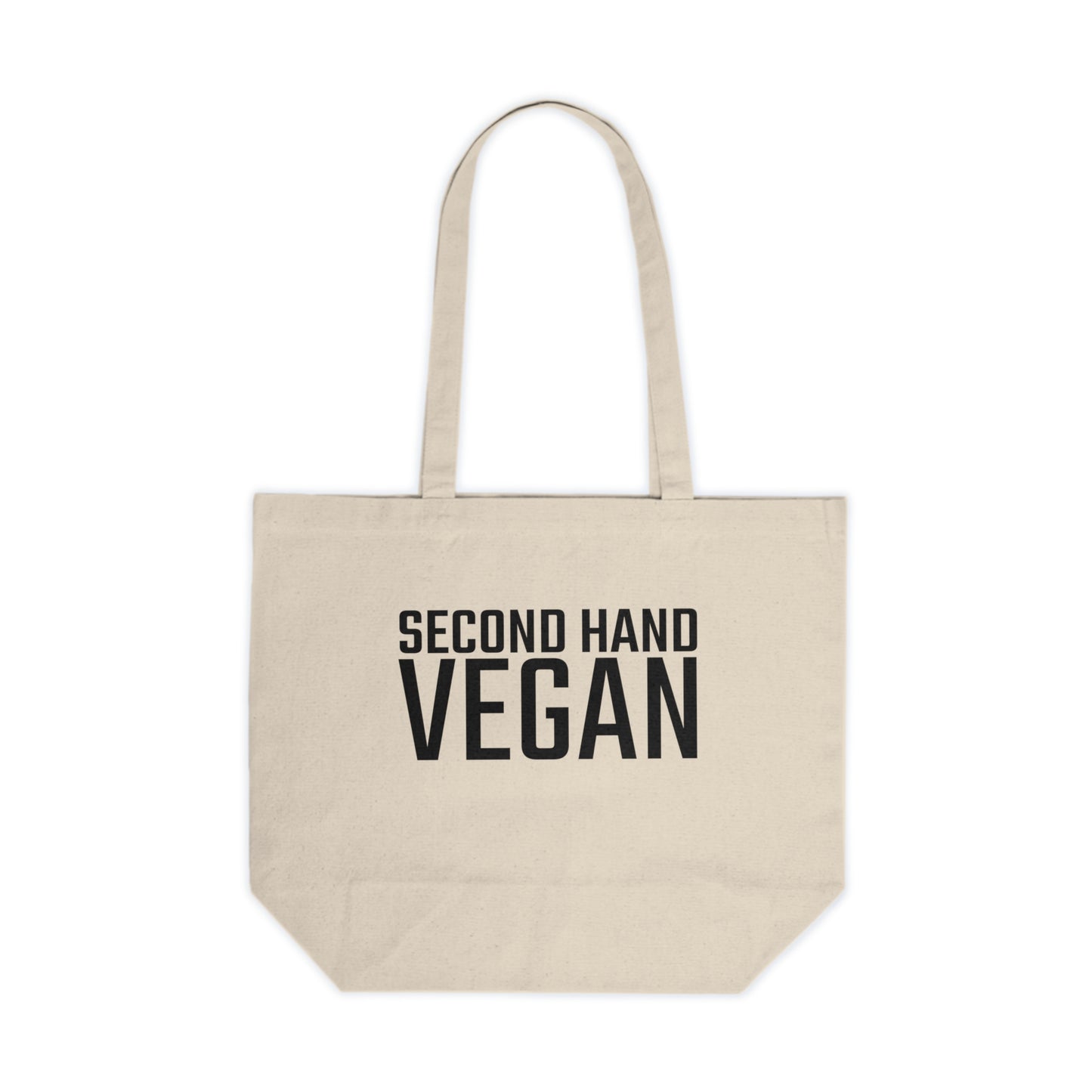 Second Hand Vegan Canvas Shopping Tote