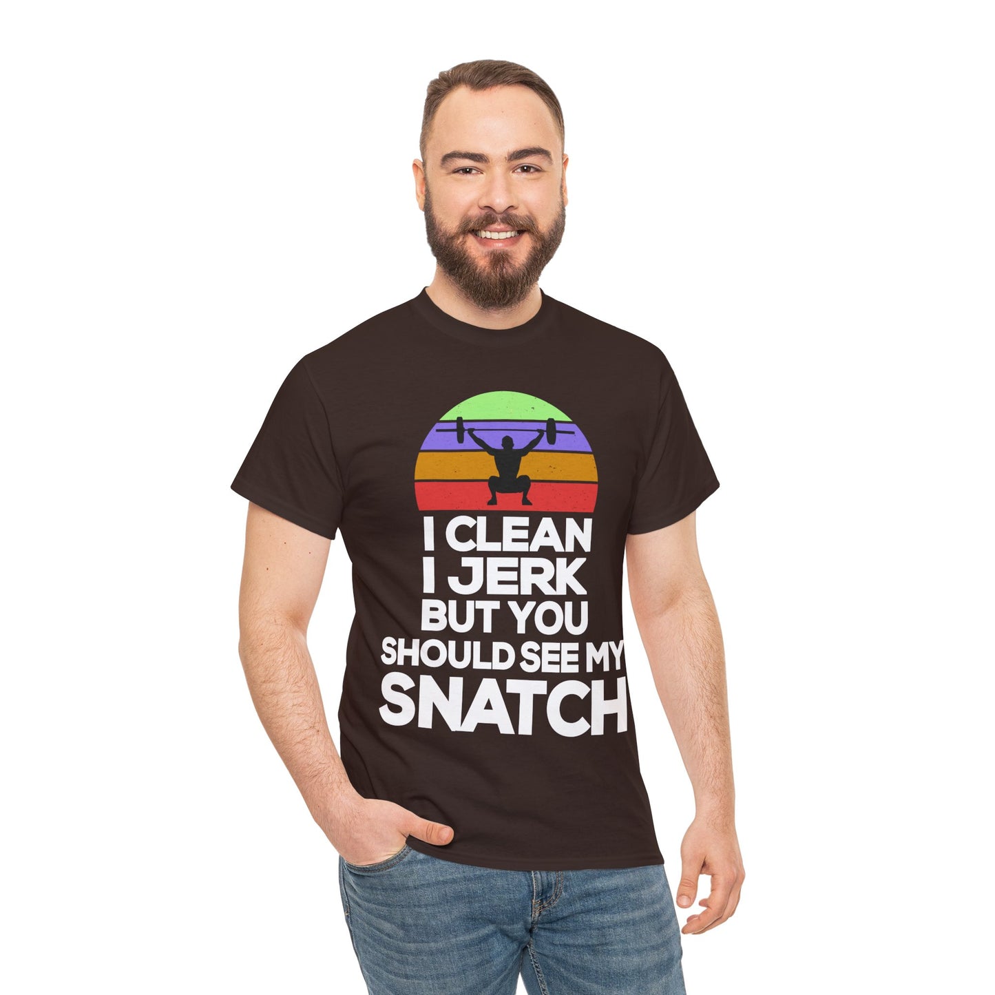 Clean, Jerk, Snatch Men's Tee