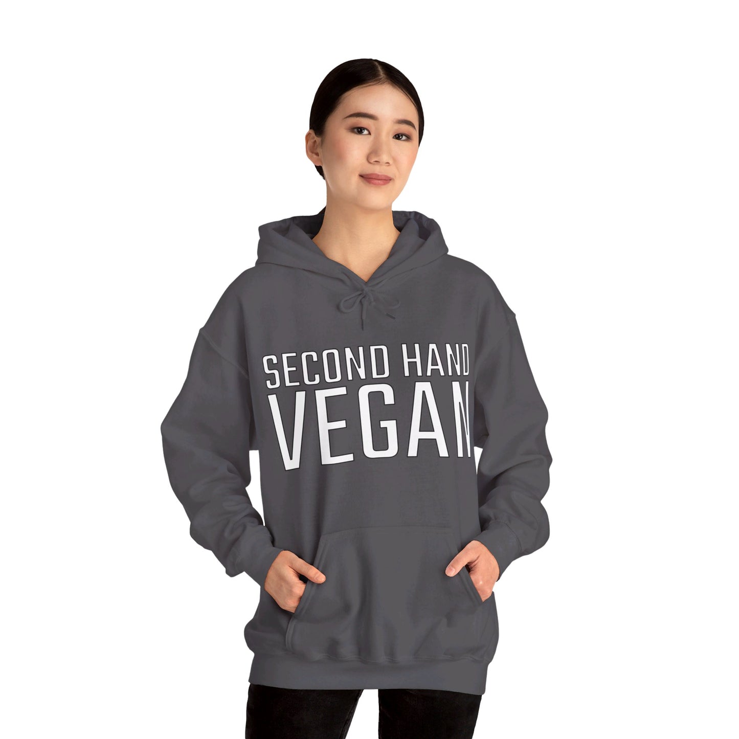 Second Hand Vegan Hooded Sweatshirt