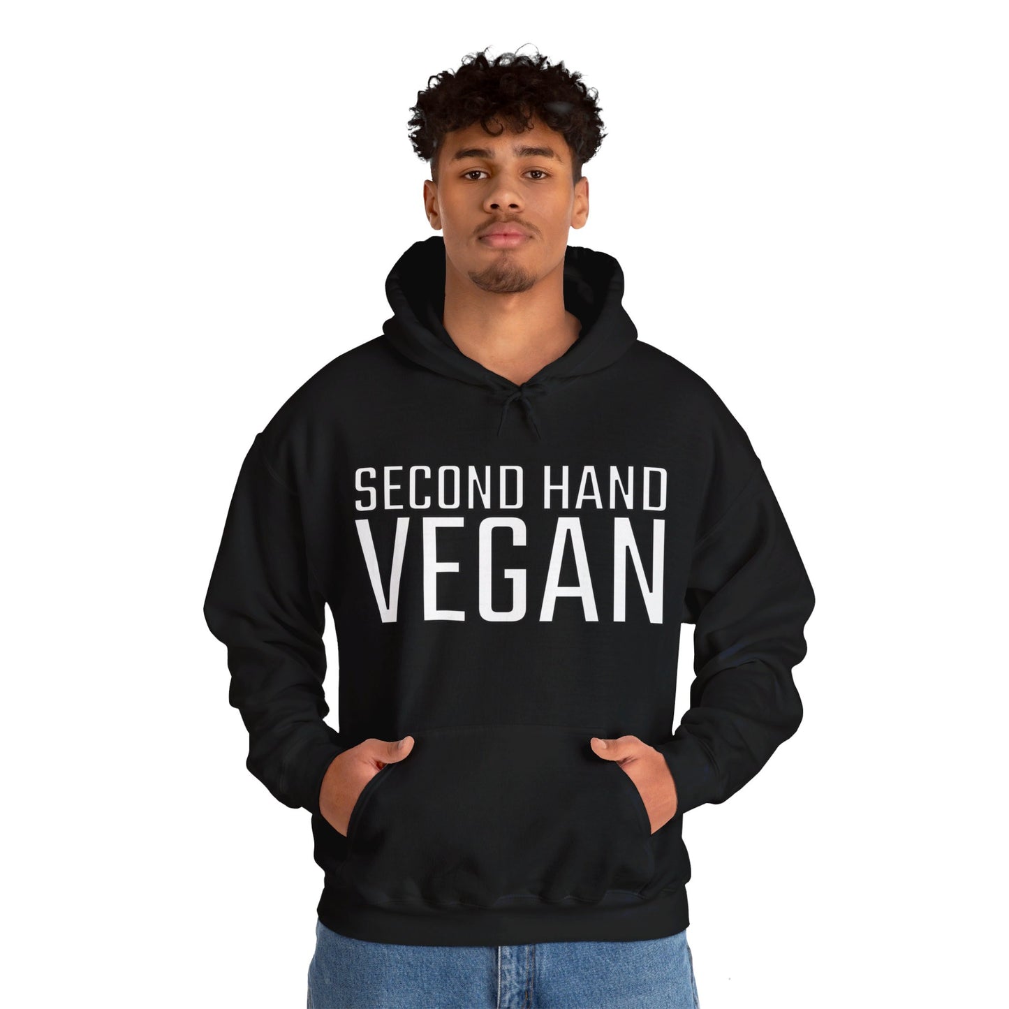 Second Hand Vegan Hooded Sweatshirt