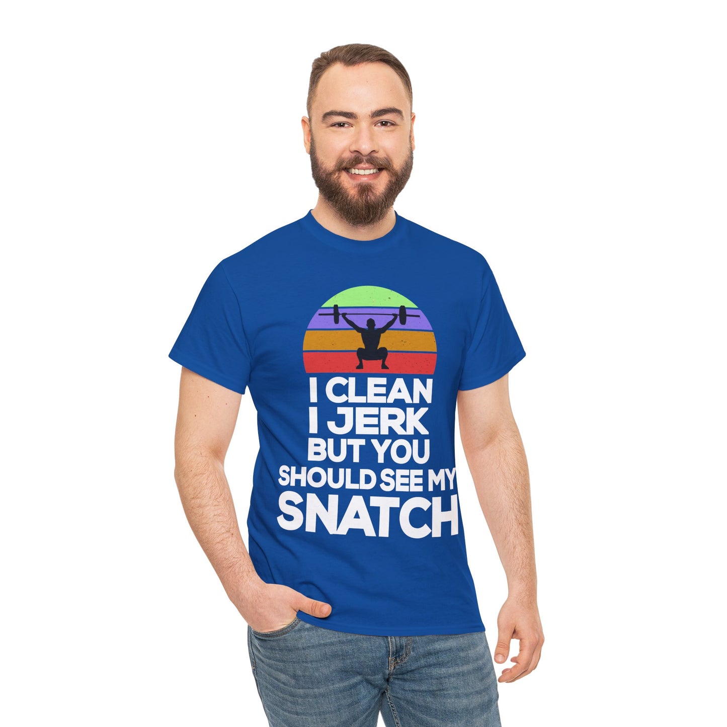 Clean, Jerk, Snatch Men's Tee