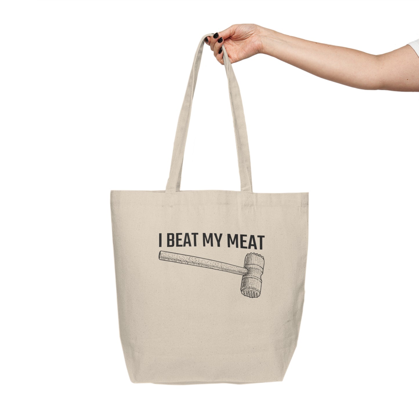 I Beat My Meat Shopping Tote